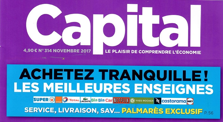 La Gourmet Box de nouveau primée par le Magazine Capital pour la qualité de ses coffrets gourmands et services !