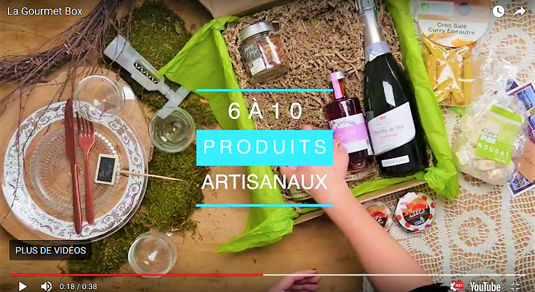 VIDÉOS : découvrir La Gourmet Box en moins de 1 minute