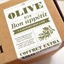 Präsentkorb mit Natives Bio-Olivenöl extra vergin  