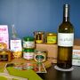Bio-Gourmetpaket aus französischen Regionen (mit Weißwein)