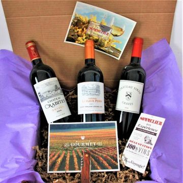 Estuche regalo de Vinos de Burdeos Grand Cru para los amantes de Bordeaux
