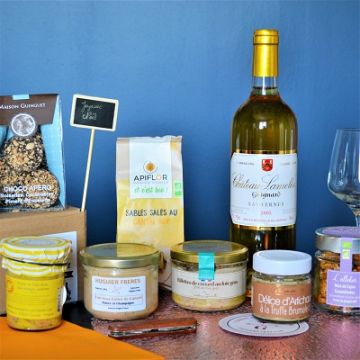 SAUTERNES and Foie-Gras DELUXE HORS D'OEUVRES GIFT BOX