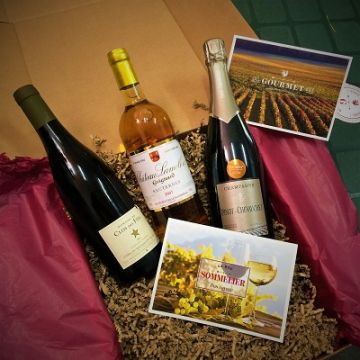 Caja regalo de vinos Franceses La Sommelier por La Gourmet Box