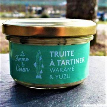 TARTINABLE APÉRITIF FESTIF DE TRUITE AUX FINES SAVEURS VENUES DE L’EXTRÊME-ORIENT : LE WAKAMÉ ET LE YUZU (90 G)