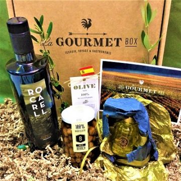 Coffret cadeau collection huile d'olive ARBEQUINA TRIO BOX 