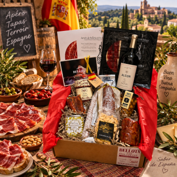 Pata negra de Bellota gourmet gift hamper