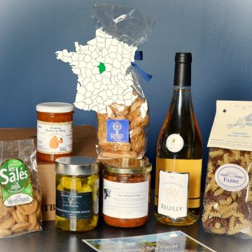 Cesta gastronómica francesa del Berry