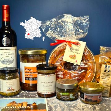Feinschmecker-Weihnachtskorb aus der Dordogne