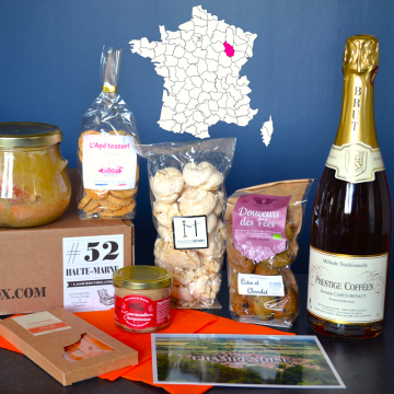 Gourmet box Champagne region, Haute-Marne