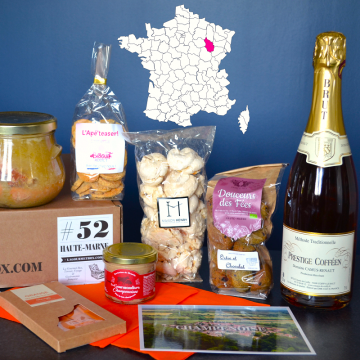 Cesta Gourmet de Champagne, la Alta-Marne