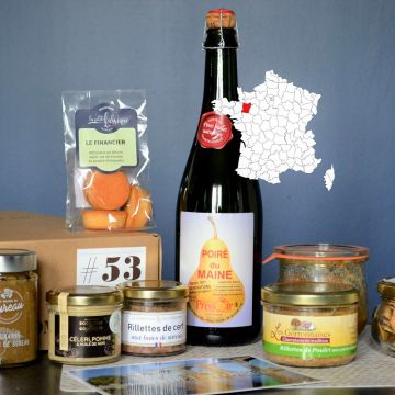 Panier gourmand de la Vallée de la Loire, gastronomie de Mayenne par La Gourmet Box