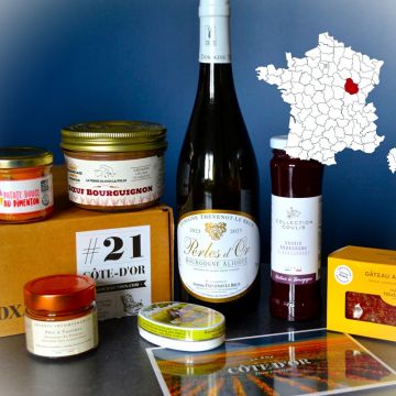 Burgundian Christmas gourmet hamper from the Côte d'Or