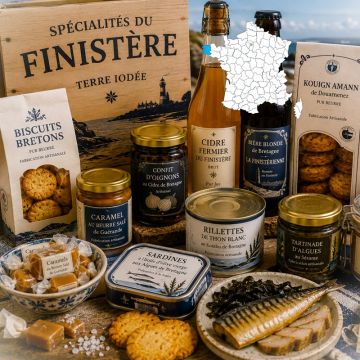Cestino gastronomico bretone del Finistère
