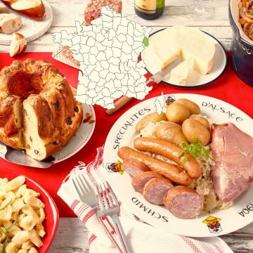 Cesta de Navidad gourmet de Alsacia