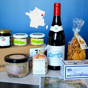 Box gourmande de Noël La Mâconnaise, gastronomie de Bourgogne