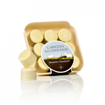 VERSIÓN GOURMET Y CHOCOLATERA DEL FAMOSO CABÉCOUS, EL QUESO DE CABRA EMBLEMÁTICO DE LA ZONA (95 G)