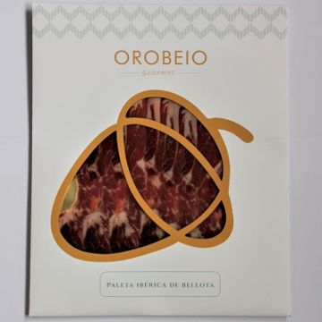 ONE PACKAGE OF IBERIAN PALETA DE BELLOTA (ACORN-FED CURED FORELEG HAM), SLICED (100 G)