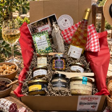 french deluxe white wine gift box