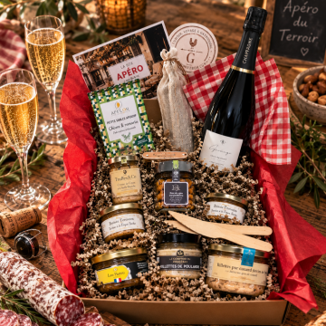 CHAMPAGNE DELUXE HORS D'OEUVRES GIFT BOX