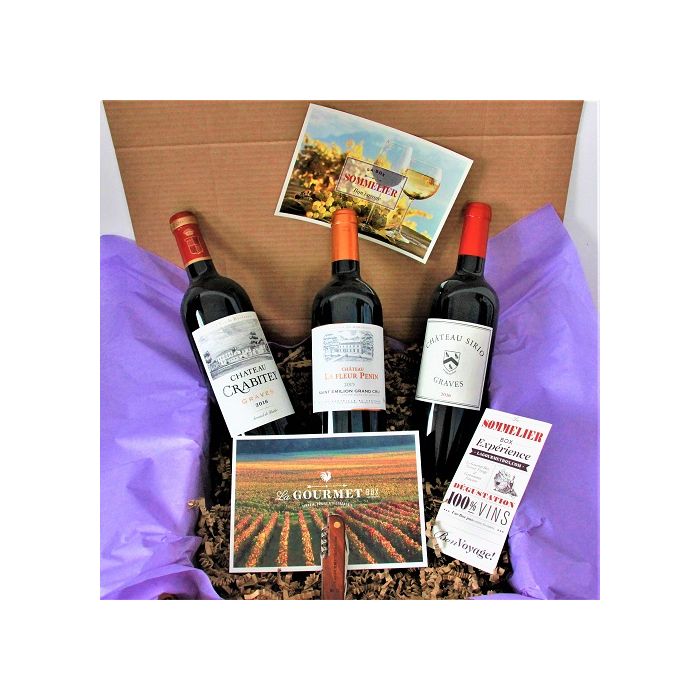 Coffret Cadeau Grands Vins de Bordeaux par La Gourmet Box