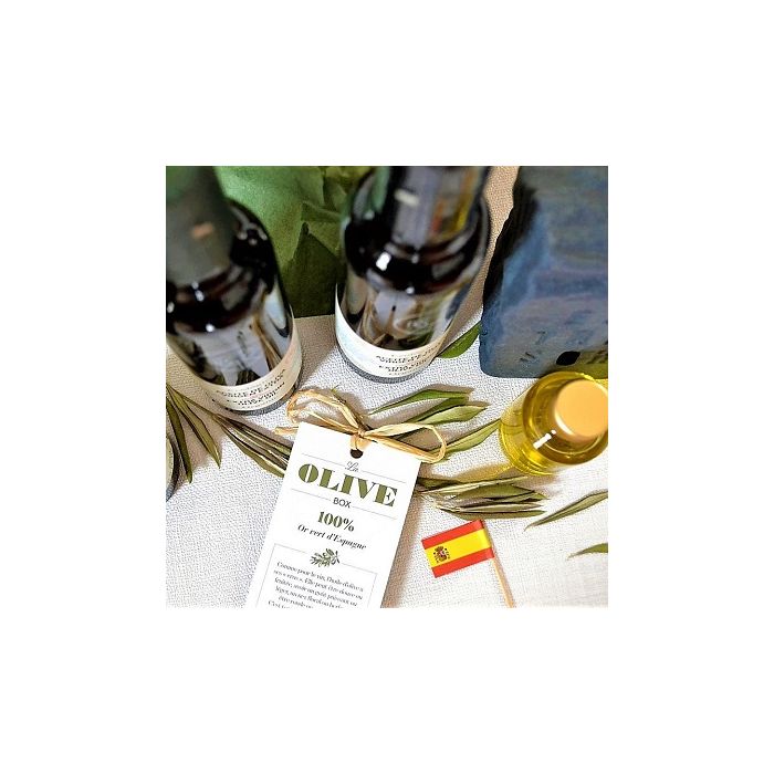 Präsentkorb mit Natives Bio-Olivenöl extra vergin  