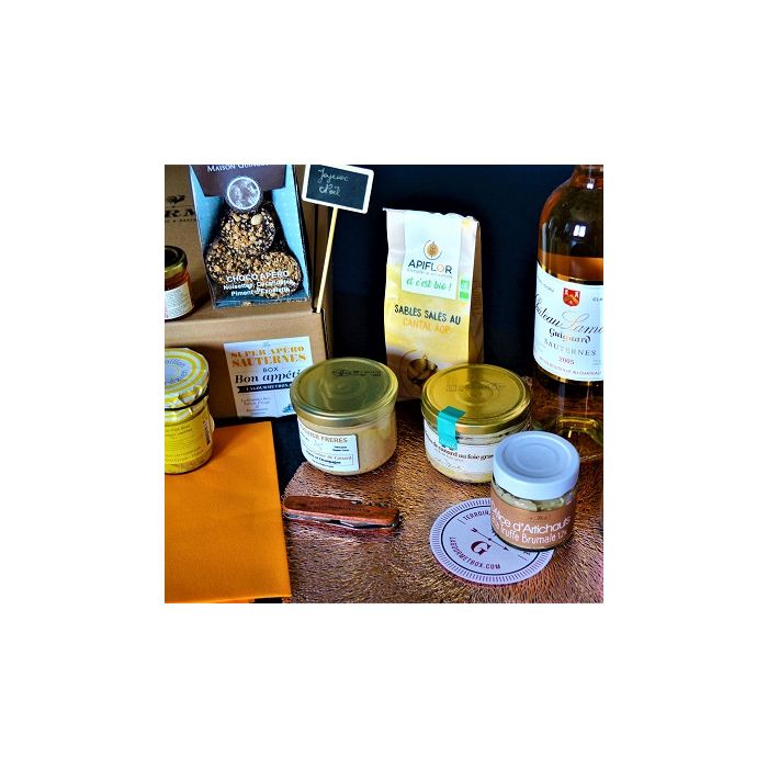 Coffret Grande Dégustation de Foie-Gras artisanaux et Sauternes