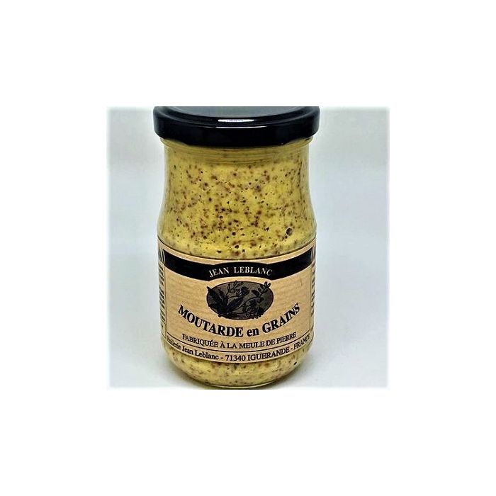 Moutarde à l'ancienne bourguignonne artisanale