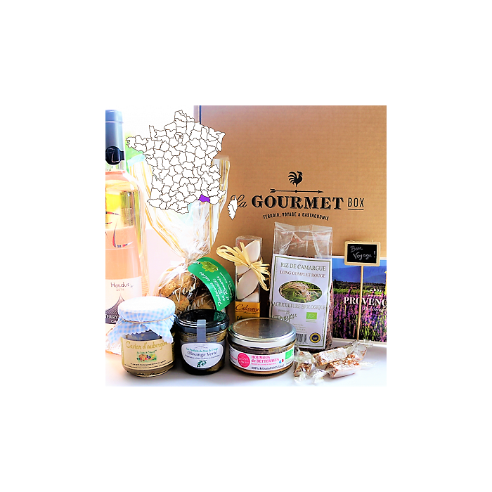Coffret Cadeau gourmand La Gourmet Box Provence
