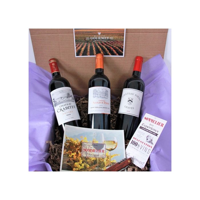 Coffret pour bouteille de vin à offrir