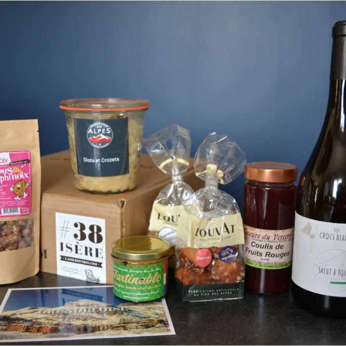 Gourmet hamper from the Alpes, Isère gastronomy