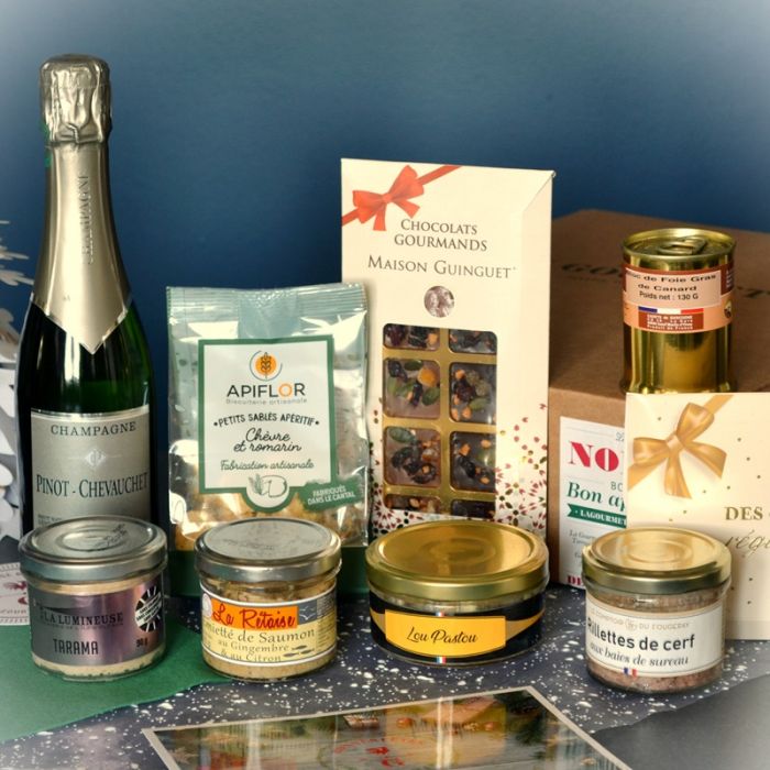 Notre Coffret gourmand apéro du terroir au Champagne, un must de la Gourmet  Box