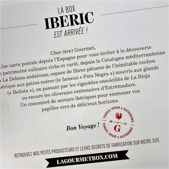 Cestino Gastronomico Spagnolo Iberico 