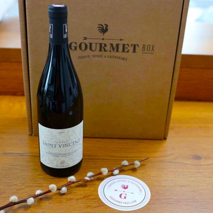 Vegetarian Gift Hamper with Red Wine: the Nature Box II 