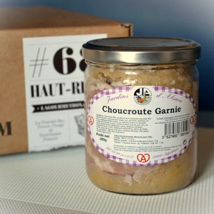 Feinschmecker-Weihnachtskorb der elsässischen gastronomie