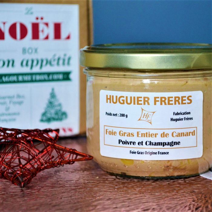 Coffret cadeau Champagne et foie gras - BienManger Paniers Garnis