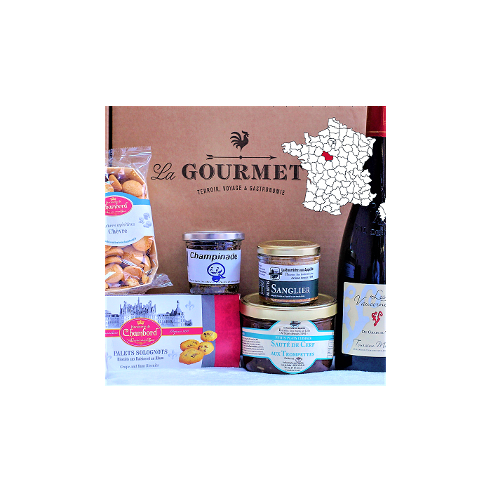 Cesta de Navidad de regalo del Valle del Loira - Sologne por La Gourmet Box