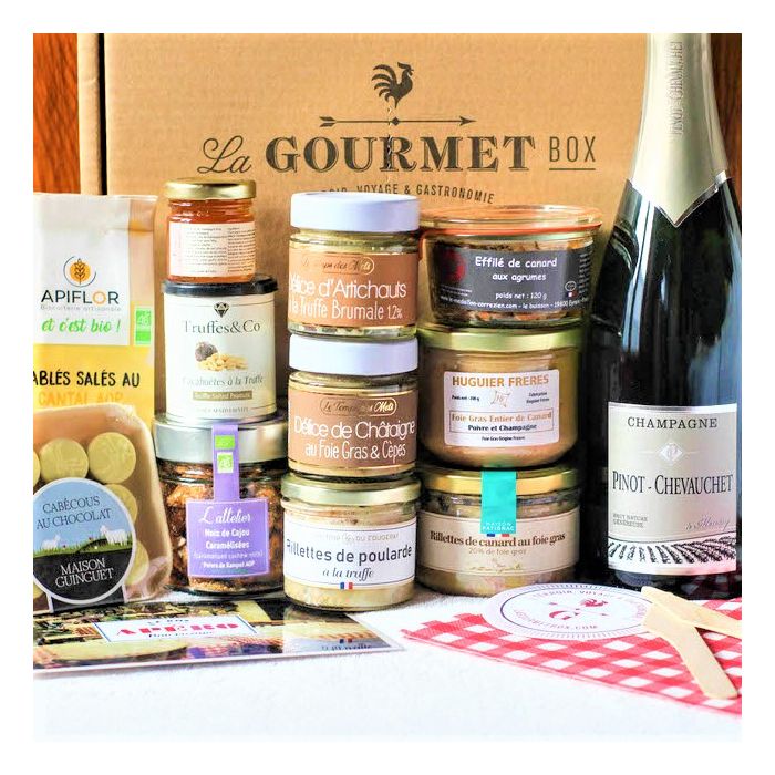 Grand Panier Garni autour du Canard avec Champagne - Achat / Vente 