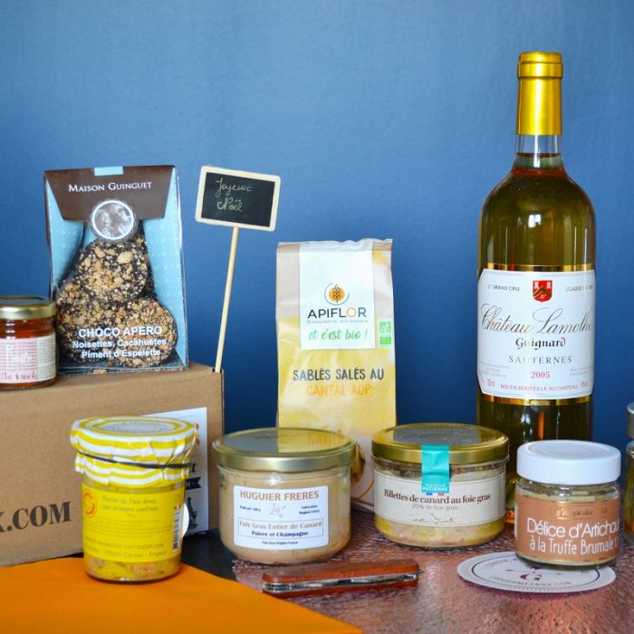 Coffret Grande Dégustation de Foie-Gras artisanaux et Sauternes