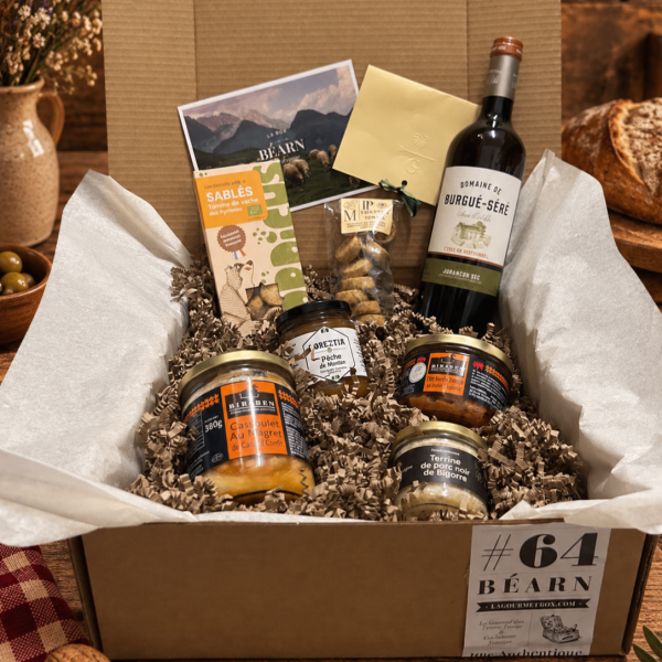 Cesta gastronómica vasca de Béarn