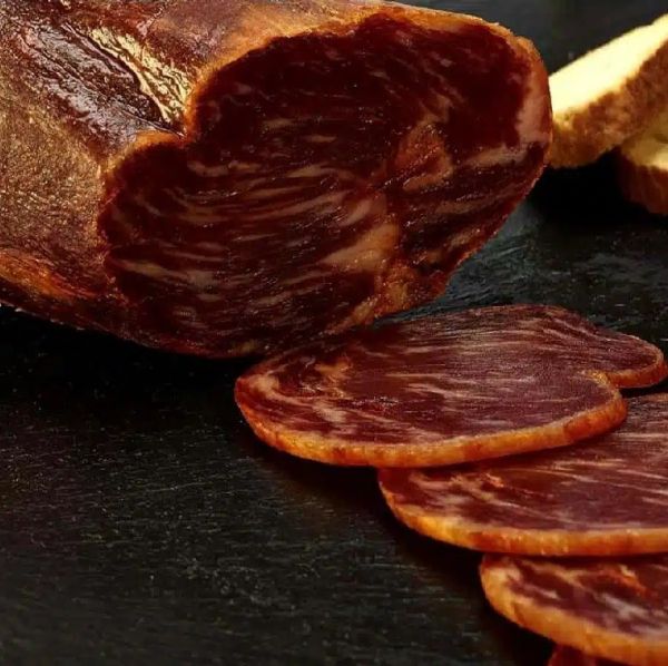 LOMO, Iberische Schweinelende aus Eichelmast. "Pata Negra" (schwarzes Etikett, höchste Qualität) (150 - 200 G)