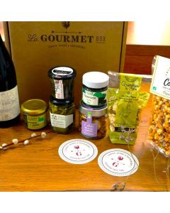 Vegetarian Gift Hamper with Red Wine: the Nature Box II 