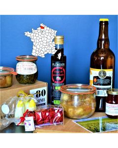 French Gourmet basket from the Picardy Region