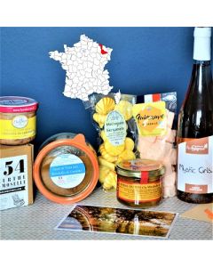 Panier gourmand Lorrain la Nançoise, gastronomie de Meurthe-et-Moselle