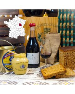 Panier gourmand bourguignon de Noël de la Côte d'Or