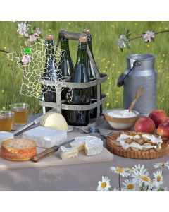 Panier gourmand normand du Calvados