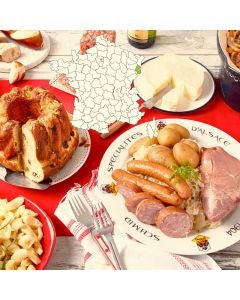Cesta de Navidad gourmet de Alsacia