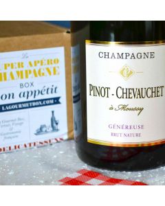 Christmas Veg gift box with Champagne