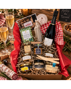 Coffret gourmand la Super Apéro Box au Champagne