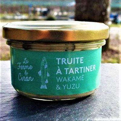 FESTLICHER FORELLENAUFSTRICH MIT FEINEN FERNÖSTLICHEN AROMEN: WAKAME UND YUZU (90 G)