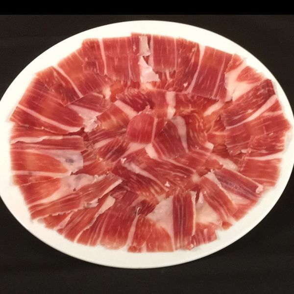 ONE PACKAGE OF 100% IBERIAN PALETA DE BELLOTA (ACORN-FED CURED FORELEG HAM), HAND-SLICED (85-100 G)